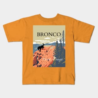 Bronco Ford Tough - Cliff Kids T-Shirt